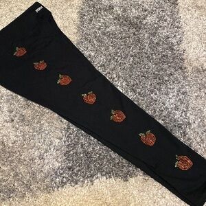 Victoria's Secret PINK Bling Cotton Leggings - Peach 🍑